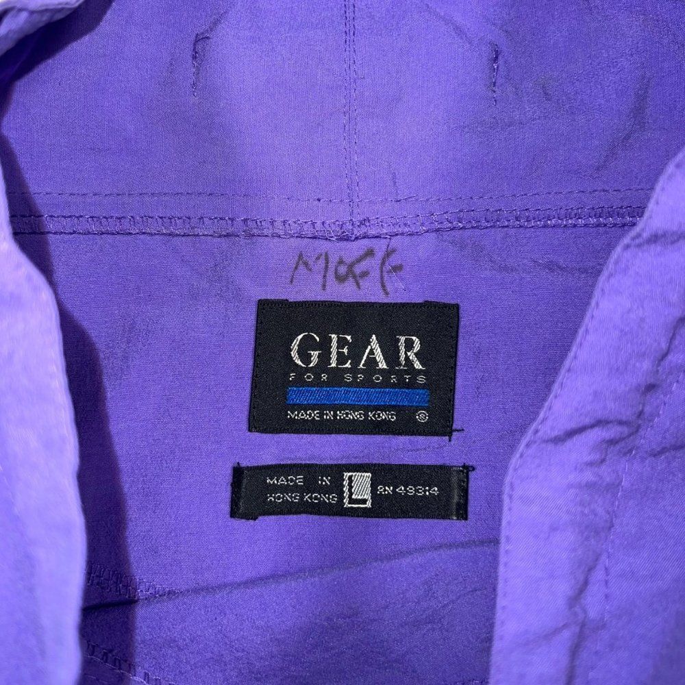 Gear for Sports‎ Vintage University of Northern Iowa Windbreaker Purple Unisex L - Picture 3 of 5